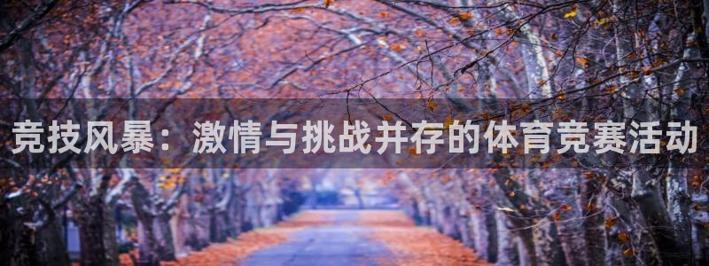 中欧体育kok官网首页：竞技风暴：激情与挑战并存的体育竞赛活动